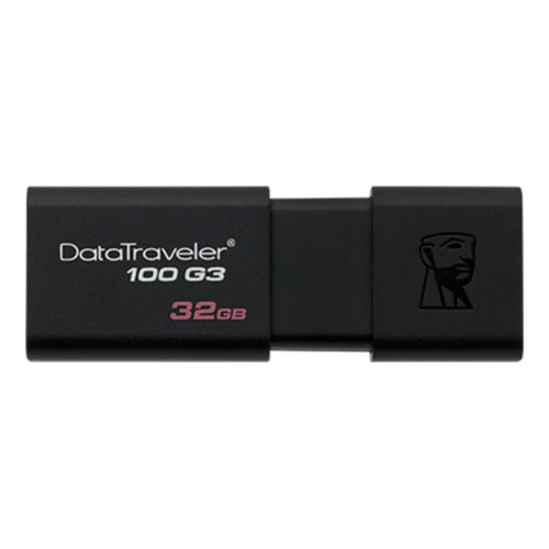 Pendrive Kingston DataTraveler 100 G3 DT100G3 32GB 3.0 negro