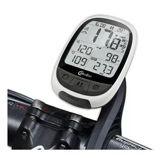 Ciclocomputadora Para Bicicleta Meilan Oval Con Gps Color Blanco