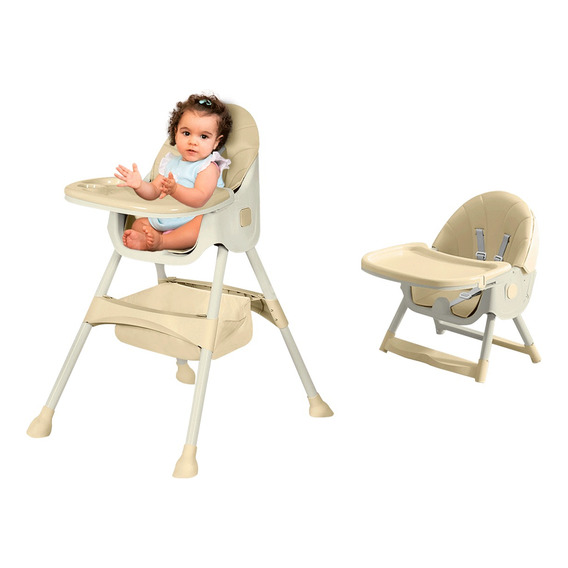 Silla Asiento Mesa Periquera Linium Plegable Bebe Comer 3en1