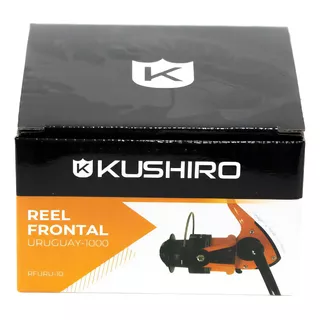 Reel De Pesca Frontal Pesca Variada Kushiro Rfuru10 Pez 2 Kg Color Naranja Lado De La Manija Derecho/izquierdo