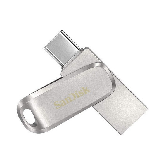 Pendrive Sandisk Ultra Dual Drive Luxe 512 Gb Usb-a Usb-c 150mb/s Gris - Sdddc4-512g-a46