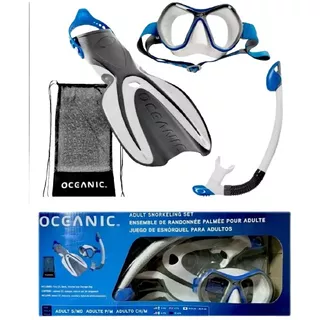 Kit De Buceo Oceanic Set Snorkel Adultos