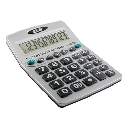 Calculadora Ecal Grande Tc 35 12 Digitos