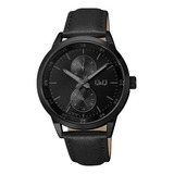 Reloj Para Hombre Q&q A11a A11a-004py Negro