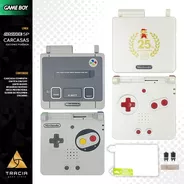 [ Carcasa Gba Sp ] Kit Completo Super Famicom Snes | Tracia
