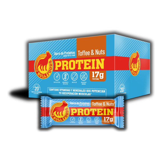 Barras De Proteína Suplemento Whey Protein Bull Foods