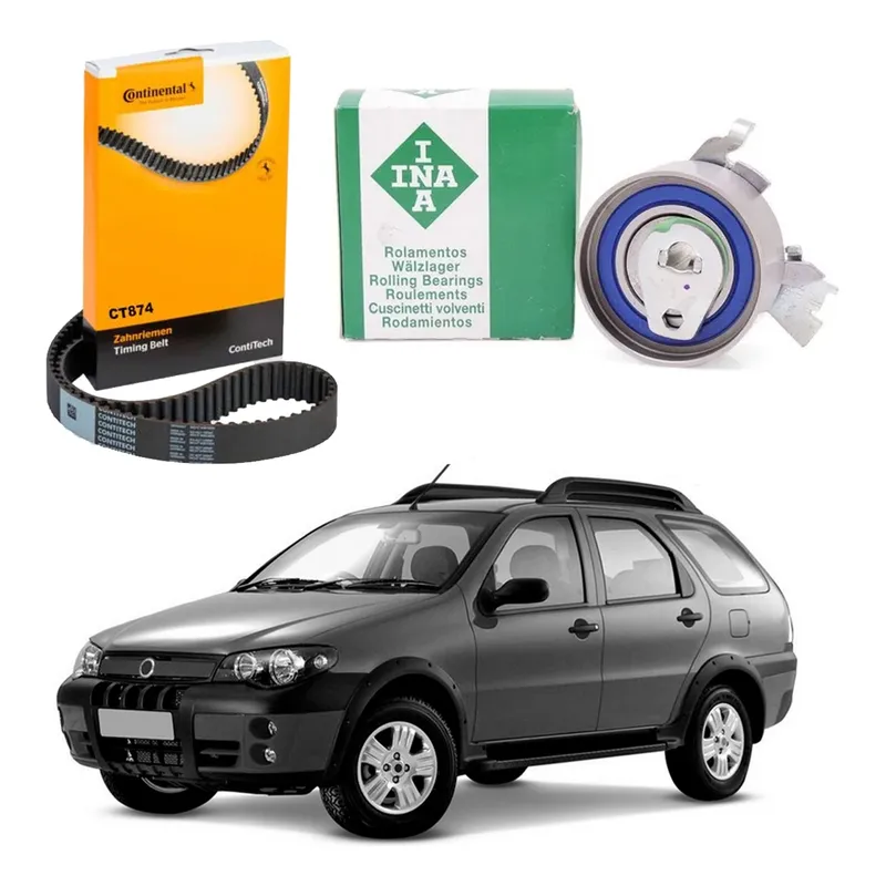 Kit Correia Dentada Tensor Palio Adventure 1.8 8v 2005 A 2010