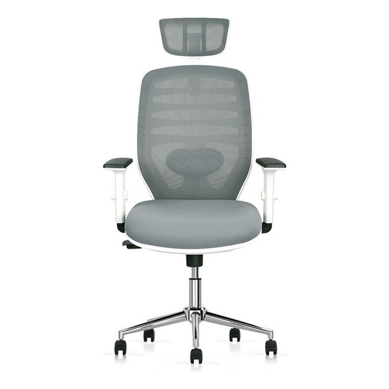 Silla Ergonómica Para Oficina Nicole H Grey _ Decorplas Color Gris