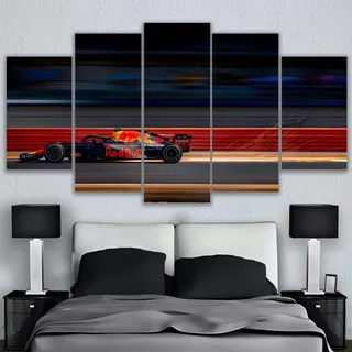 5 Cuadros Decorativos Formula 1 Red Bull  Diseño Hogar Arte