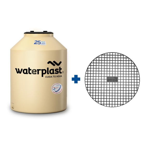 Tanque De Agua Waterplast Tricapa 600l + Base Reforzada 