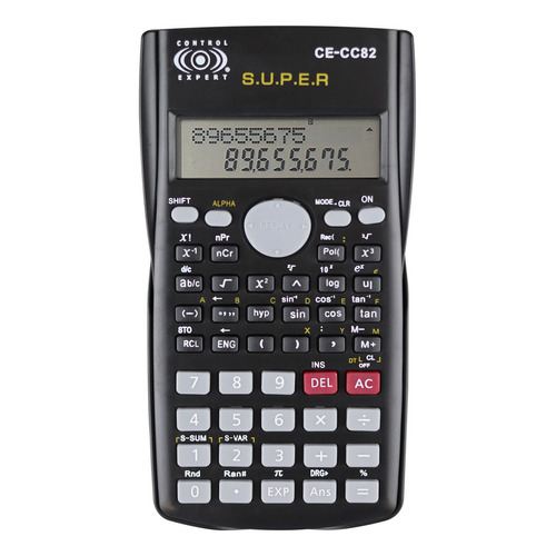 Calculadora Científica Gadiz Gd-82ms 240 Funciones Display Color Negro