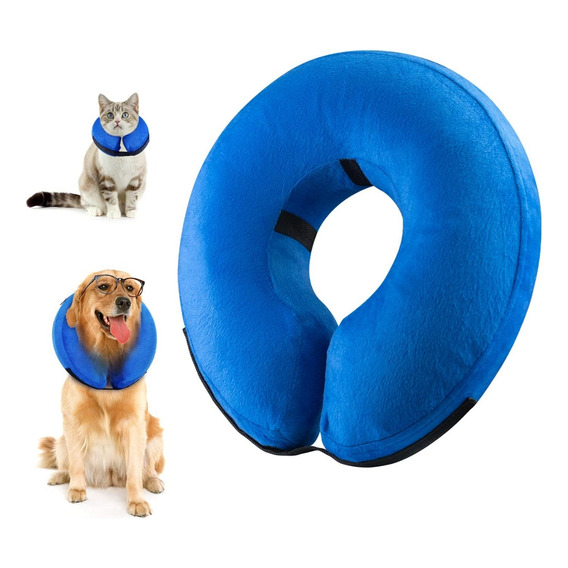 Collar Inflable Anti-mordidas Para Perros Y Gatos Elizabeth