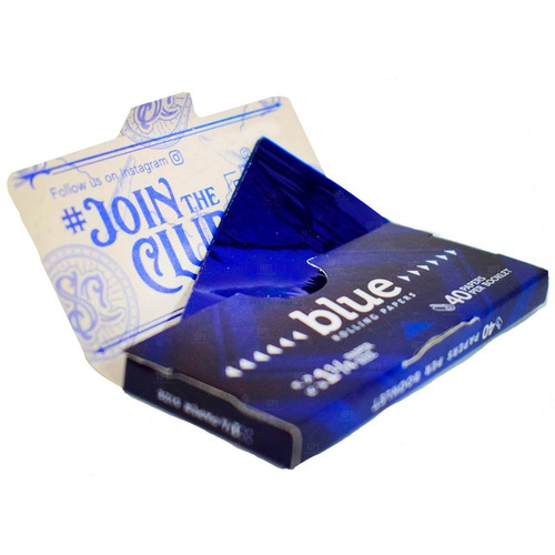 Papel Para Armar Sativa Club Celulosa Colors Azul - Up Sabor Sin sabor