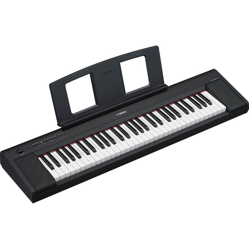 Piano digital Yamaha Np-15 Piaggero 5/8 Subst Np-12, color negro Bvolt