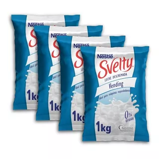 4 Leches En Polvo Descremada Svelty Nestlé 1 Kg, Instantanea