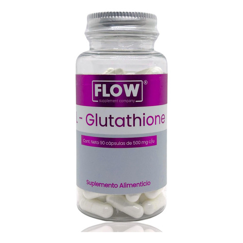 Flow L Glutathion - 90 Cápsulas De 500 Mg  - Sin sabor