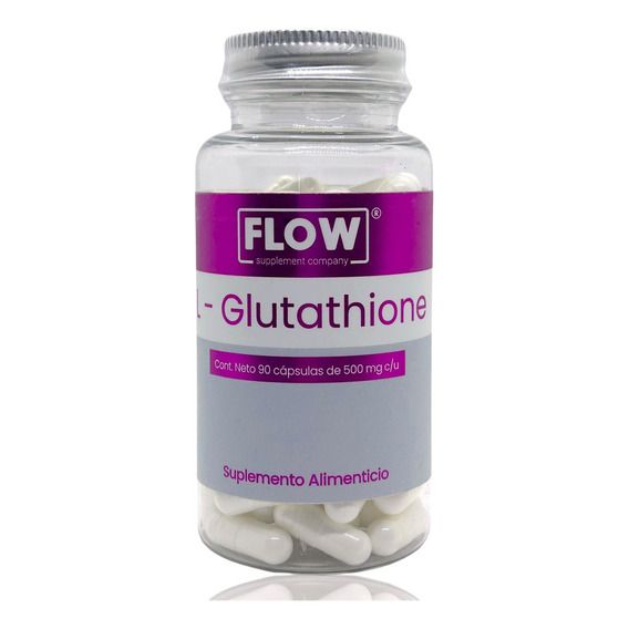 Flow L Glutathion - 90 Cápsulas De 500 Mg  - Sin sabor