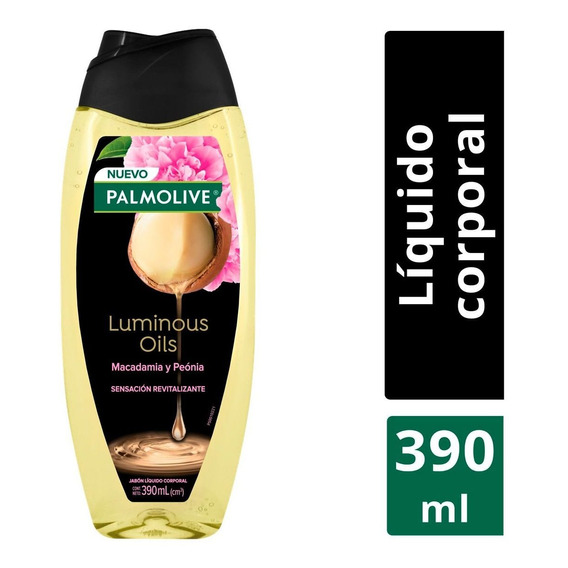 Jabón Líquido Corporal Palmolive Luminous Oils Macadamia Y Peónia 390ml