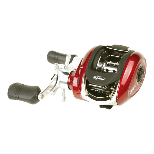 Reel Huevito Rotativo Kunnan Bionic 7 Rulemanes Bait Casting Color Rojo Lado De La Manija Izquierdo