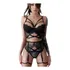 Conjunto De Lenceria Negro L