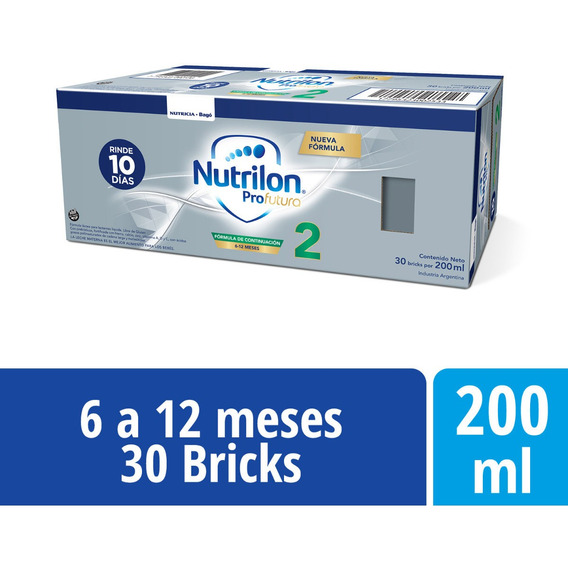 Nutricia Bagó Nutrilon Profutura 2 Líquida - Neutro - Brick - 30 - 200 g - 200 mL