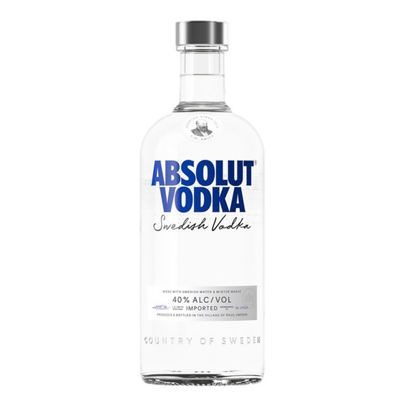 Absolut Vodka Original 40% Alcohol Botella De 750 Ml