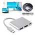 Adaptador Usb-c A Hdmi Usb 3.0 Tipo C 3.1 Mac Cable Color Gris 10 cm