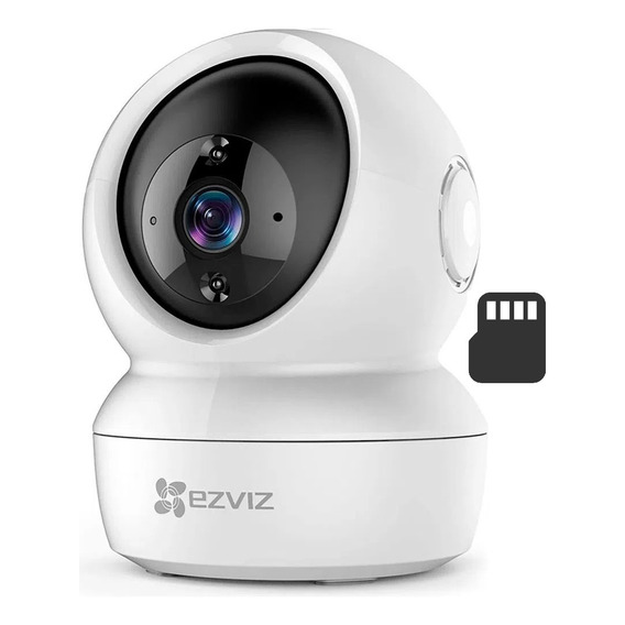 Ezviz C6n 64gb, Cámara De Seguridad Wifi 2mp 1080p 360°