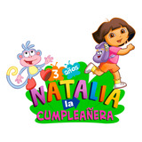 Logo Digital Dora La Exploradora Botas Mochila Personalizado