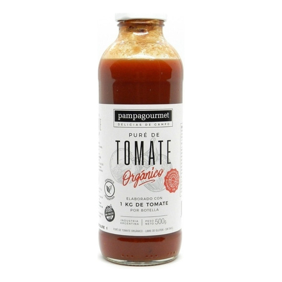 Pampa Gourmet Pure De Tomate Organico X 500grs