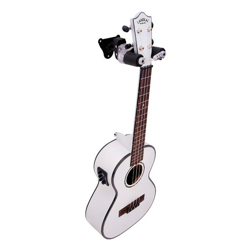 Hércules Gsp39wblt Soporte Stand De Pared Guitarra Ukulele Color Negro/transparente