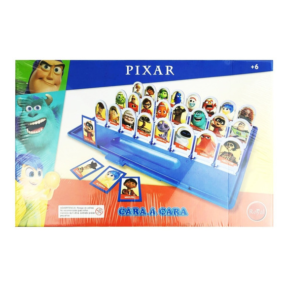 Juego De Mesa Cara A Cara De Pixar Disney Royal +6 Febo