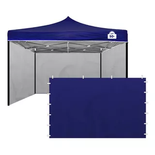 Pared Para Gazebo De 3 X 3 Mts Interior Aluminizado 1 Unidad Color Azul