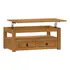 Mesa Ratona - Auxiliar -linea Mexicana Madera Maciza Color Rústico