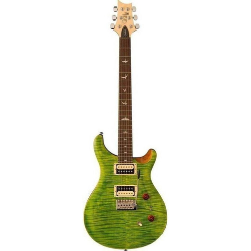 Guitarra eléctrica PRS Guitars SE Custom 24-08 de caoba 2021 eriza verde con diapasón de palo de rosa