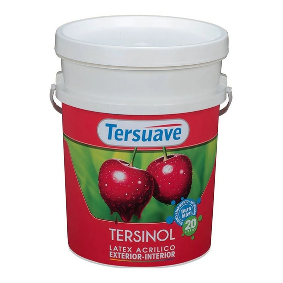 Latex Tersinol Interior Exterior Tersuave X 20 Lts Dimensión Color Pinturerías Color Blanco