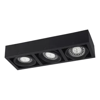 Aplique Plafon Techo Cardanico  Ar111 Box 3 Luces Apto Led