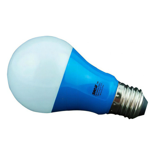 Lampara Led Clasica 3w 220v E27 Azul Sica 911578