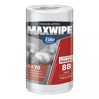 Paño De Limpieza Elite Professional Maxwipe 70 Reutiliza 88u Color Blanco