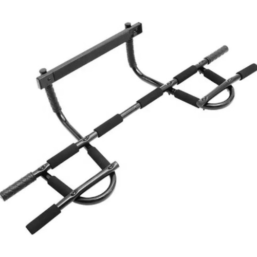 Barra Puerta Dominadas Soporte Multi Ejercicios Fitness Color Negro