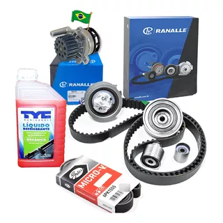 Kit Distribución + Bomba Agua + Poliv Amarok 2.0 Tdi Brasil