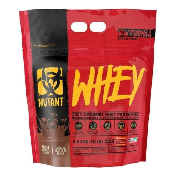 Mutant Whey 10 Lb, Whey Protein, Proteína Suero Concentrado Sabor Triple Chocolate (10 Lbs)