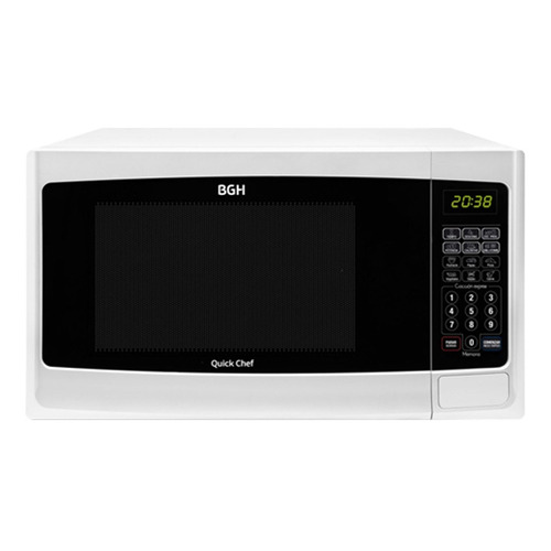 Microondas Grill BGH Quick Chef B228DB9 blanco 28L 220V