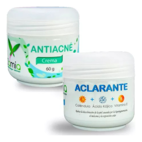 Kit Crema Aclarante Y Antiacne 60gr Zami - g a $691