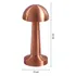Lámpara De Mesa Portátil Recargable Usb Samoa - Unilux Estructura Bronce Pantalla Bronce