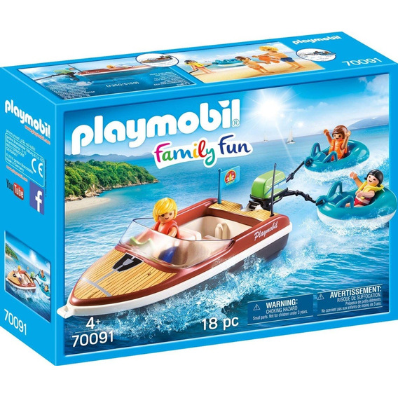 Playmobil Lancha Con Flotadores