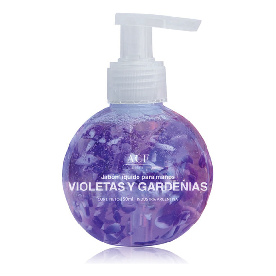 Jabon De Manos Violetas Y Gardenias