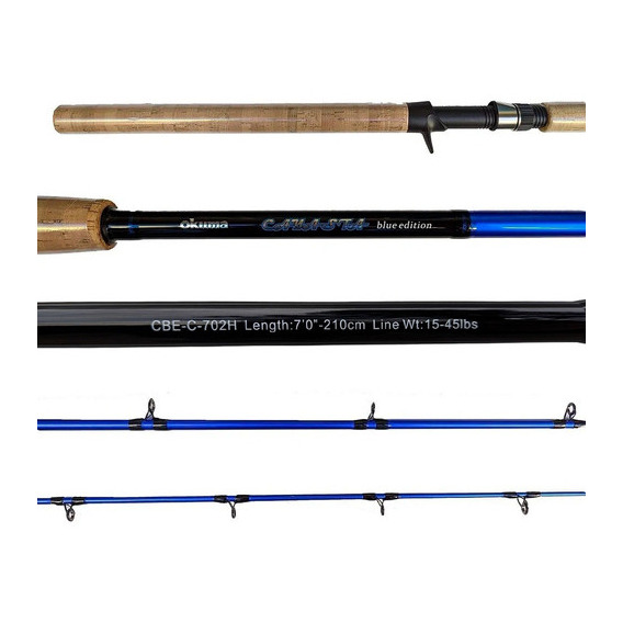 Caña Okuma Cayasta Blue Edition 2,1 Mts 15-45 Lbs 2tr Bait