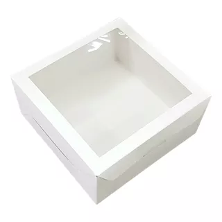 Caja Para Rosca De Pascua C/visor X 10 U. ( 22 X 22 X 10 ) 