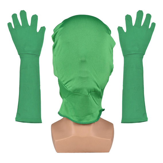 Máscara Oversleeve Gloves Chroma Green Screen Video Photo